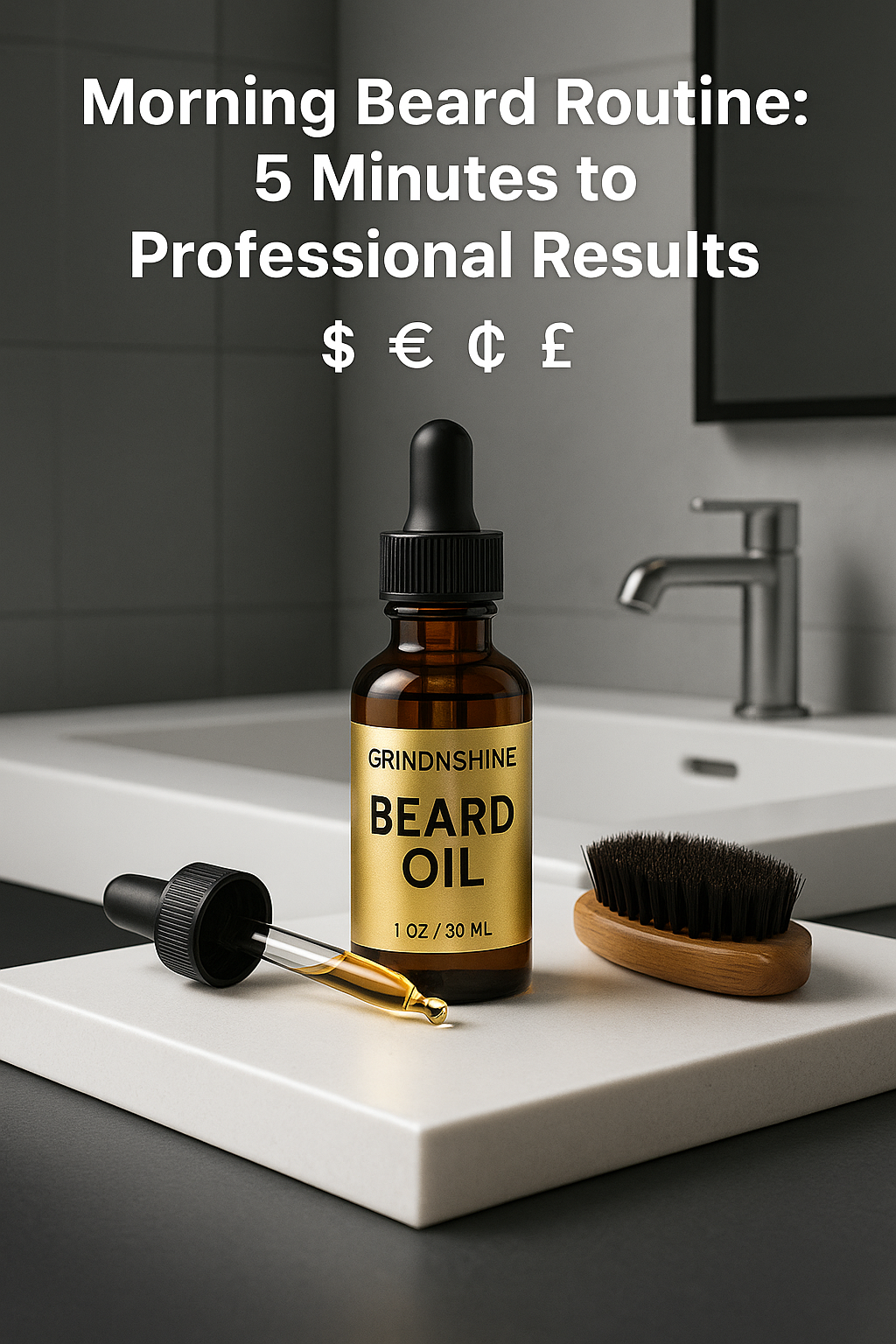 Quick 5-minute morning beard routine