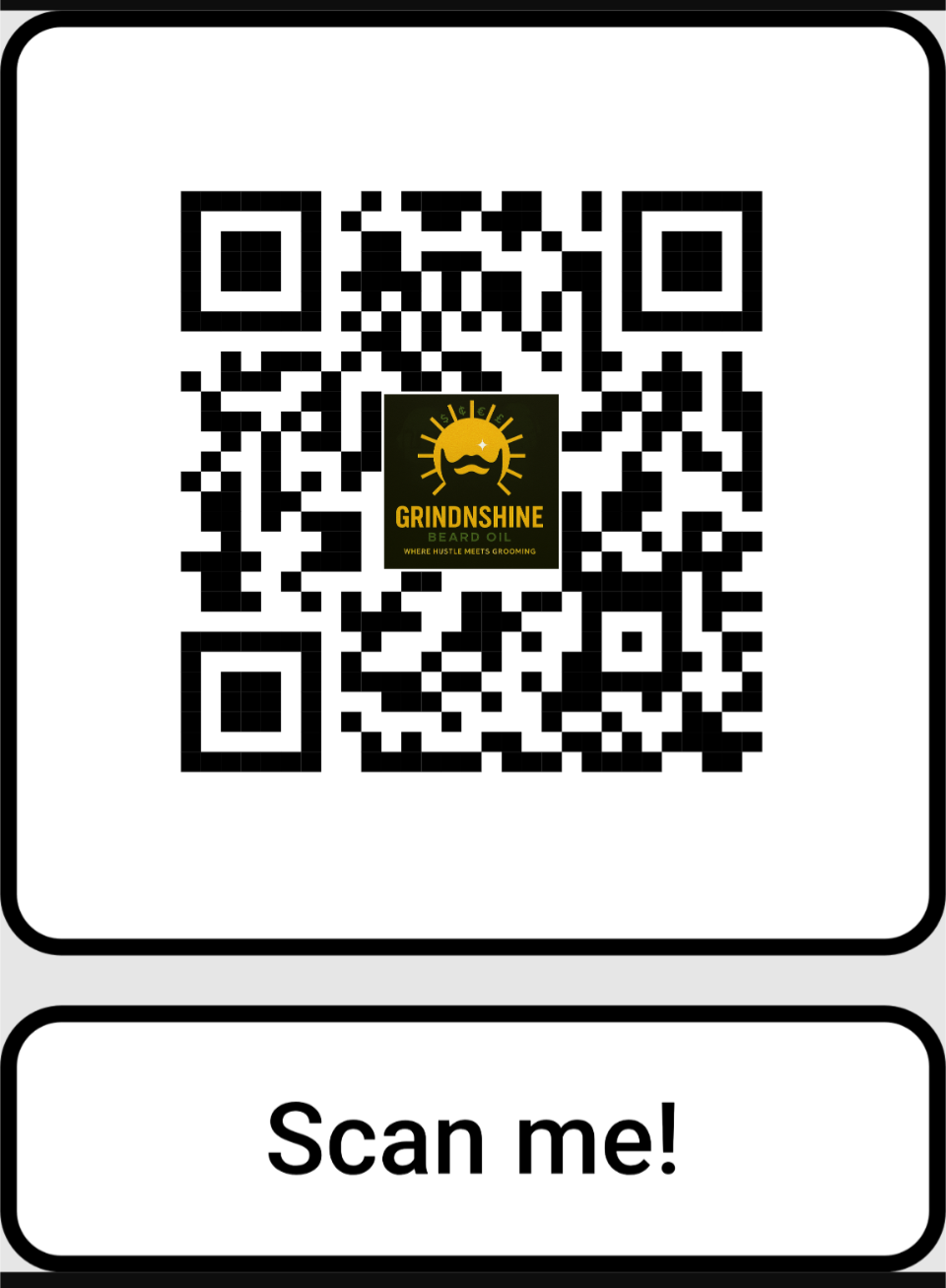 Scan to visit Grind N Shine website